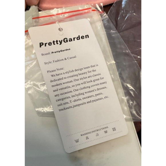 PrettyGarden Women's Sage Green Wrap Maxi Dress with Ruffle Sleeves, Size L - Picture 8 of 8